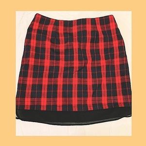 Checked Skirt